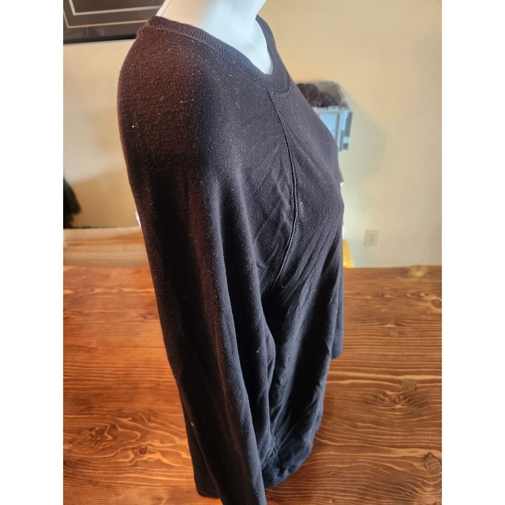 Workshop Republic Clothing Women's Black Pullover Sweater Size 1X Plus Cozy Knit - Picture 4 of 6